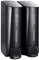 ILIKEPOW Shower Dispenser 350ml Seifenspender Wandbefestigung Dusche Duschgel Spender für Shampoo, Spülung, ABS, Schwarz (2 x 350ml)