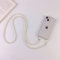 Luxury Crossbody Lanyard Necklace Pearl Chain Phone case for iPhone 11 12 13 14 Pro Max Transparent Soft Cover with Strap,A,For iPhone 11