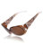 SIPHEW Polarisierte Sonnenbrille Damen Übergroße klassische Brille mit 400 UV-Schutz