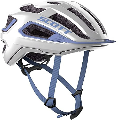Scott Arx Rennrad Fahrrad Helm weiß/blau 2026: Größe: L (59-61cm)