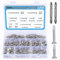 Gueenky 300 Pezzi Viti Autoperforanti a Testa Svasata, 4,8/4,2 x 13-50 mm Viti Autofilettanti in Acciaio Inox viti autofilettanti per metallo, 10 Dimensioni Viti Autoforanti Testa Esagonale