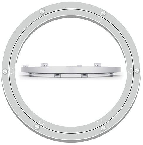ESOYAWE Heavy Duty Giradischi Girevolelazy Susan Lega di Alluminio Piatto Girevole Bearing, (Ø 12-100 Cm) Silenzioso Piatto Rotante Base per Ruotare Casse Acustiche, Televisori Etc