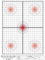 MRAD 100 Yard Zero Target Calibrated for .1 Mil Adjustment per Click.100 Yard scoped Rifle Target, Perfect for Load Development. - 25 Targets