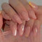 Ceboic False Nails Medium Coffin, 24Pcs Nude Pink Ballerina Press on Nails Full Cover Acrylic Fake Nail, French Nail Tips with Glue Stickers Natural Stick on Nails for Women Girls Nail Art