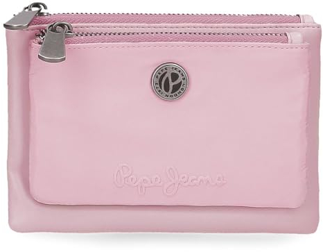 Pepe Jeans Corin Kulturbeutel, Rosa, 17 x 9 x 2 cm, Polyester und PU von Joumma Bags, Rosa, Talla única, Geldbörse Kulturbeutel