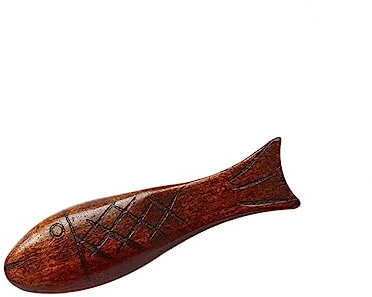 IMIKEYA 6 Pcs Porte-Baguettes Japonaises en Bois: Porte-Baguettes en Forme de Poisson - Porte-Couverts Créatif pour la Table de Restaurant - Décor de Salle à Manger