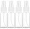 ZXUPOI 4 Pièces Flacons Spray, 15ml Bouteille Spray, Flacon Pulvérisateur Vide, Plastique Transparent Flacon Spray, Bouteille Vide pour Liquide Cosmétique de Voyage, Transparent