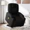 Willood Elektrischer Massagesessel mit Aufstehhilfe Schwarz Stoff,Wohnzimmer relaxsessel,Massage Sessel,Relax Chair,Elektrischer Massagestuhl