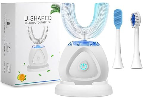 EITVLAGE Electric Toothbrush, Automatic Toothbrush Auto Tooth Brush, Teeth whitening Brush with Timer & Wireless Charging 360° Electric Toothbrush for Adult