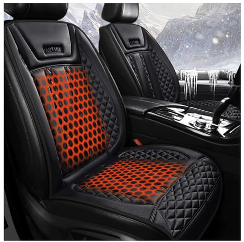 WXJHNYBS Sitzheizung Auto 12v, Einstellbare Temperatur,Schnelle Erwärmung Autositz Auflagen Universeller Komfort Heizauflage Stuhl für Fahrzeuge,Büro,E-1Packung
