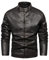 Generico Giubbotto giacca uomo casual nero slim fit in ecopelle giubbino bomber moto chiodo Giubbotto Uomo Pelle Giubbotto Piumino Uomo
