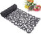 Filz Dekoration, Hitzebeständig, Tischdecke Filz, Tischläufer, Durchbrochenes Blumenmuster, 102L x 29B cm, Ideal Für Verschiedene Anlässe, Dunkelgrau