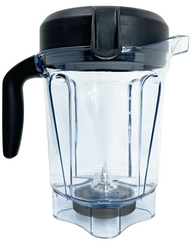Replacement Pitcher for Vitamix Blender 64oz Low-Profile,fit for Vitamix 750 5300 5200 5000 7500 6300 Vm0102 Vm0103 Vm0197 E310 G/Classic C/Explorian/Commercial series etc