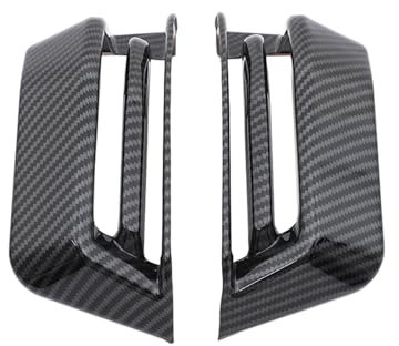 PIUGILH Panel de instrumentos para coche, marco de salida de aire por ambos lados, adecuado para BMW X3 2025, marco de salida de aire acondicionado para BMW X3, accesorio interior (fibra de carbono)