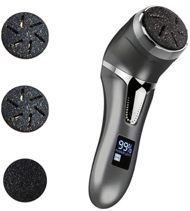 Smerigliatrice elettrica ricaricabile per piedi per rimuovere calli e pelle morta secca e talloni screpolati