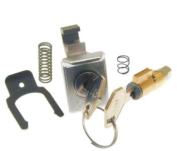 CifRicambi Kit Serratura Bloccasterzo + Bauletto Con Chiave Unica Compatibile Con VESPA 50-125 PRIMAVERA - P 125 X - P 150 S 150 SUPER - 200 RALLY 5654