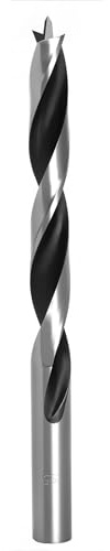 TIBOO DAY Brad Point Wood Drill Bits 5.5mm (7/32) Brad Point Drill | Carbon Steel, Double Flutes Design Metric Brad Point Drill Bits for Woodworking Soft & Hard Woods MDF Acrylic