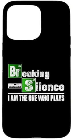 Custodia per iPhone 15 Pro Max Lettore di tastiera Breaking Silence