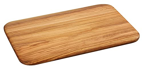 Zassenhaus Olivenholz Schneidbrett Braun 30x21x1.2