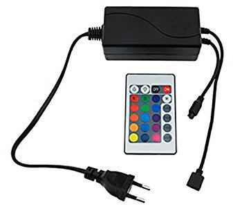 LEDUNI ® Transformador Driver de Tira LED RGB 12V Con Mando a Distancia.