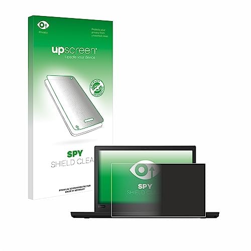 upscreen Anti-Spy Blickschutzfolie für Lenovo ThinkPad T480 Made in Germany, Privacy Screen Displayschutz-Folie [Sichtschutz, Blaulichtfilter]