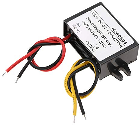 DC-DC Converter Step Down Power Supply Module 12V/24V(8-40V) to 5V 5A for Car LED Screen