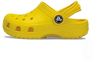 Crocs Unisex Kinder Classic Clog T Holzschuh, Lemon, 20/21 EU
