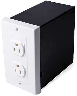American Outlet Wall Safe Security Secret Hidden Box Covert Hidden Safe As The Socket In Plain Sight, Secures Jewelry, Valuables, Cash