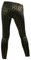 Rubberfashion Kreuz Leggings - glänzende Leggin mit Kreuzmuster bis zur Hüfte für Frauen und Mädchen Gold metallic S/M