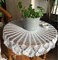 BMIDRUT Häkel-Tischdecken, 90 cm, weiß, Vintage-Stil, Häkelspitze, rund, handgefertigt, Baumwolle, Tischdekoration, Hochzeit, Zuhause, Party-Dekoration (weiß)