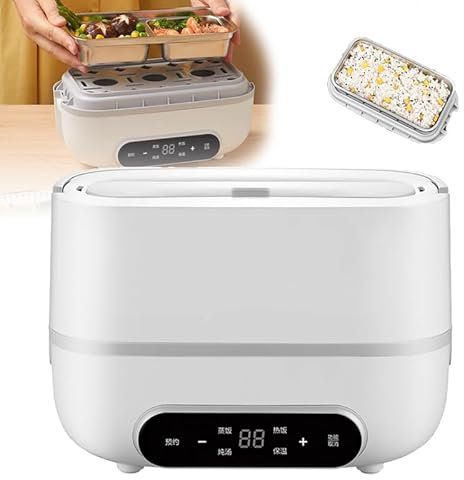 Portable Electric Lunch Box, 200W Removable Heated Lunch Boxes for Working Men, Lunch Box Food Warmer for Home Office, for Home Work Adults Student Food Heating A