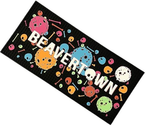 Beavertown Large Black Rubber Bar Runner | 50x24cm
