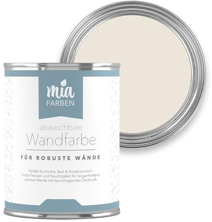 miafarben abwaschbare Wandfarbe matt 2,5L (Dezentes Sandbeige)