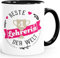 Kaffee-Tasse beste Lehrerin der Welt Geschenk für Lehrerin MoonWorks® schwarz unisize