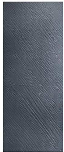Panneau d'habillage de douche en résine imitation pierre naturelle - gris ardoise - 200 x 100 cm