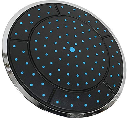 RETYLY 1 Pcs 25 cm Plástico Forma Redonda Lluvia Ducha Accionada Ducha Superior de La Habitación Accesorios de Cabina de Boquilla de Cabeza de Techo