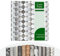 casa pura | Pierre naturelle Mosaïque Aqua | Sol en vinyle au mètre - Aspect bois carrelage - Revêtement de sol en PVC - Revêtement de sol | 200 x 150 cm