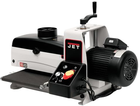 JET Levigatrice a tamburo da banco da banco da 25,4 cm, 1 CV, 1 Ph 115 V (modello JWDS-1020)