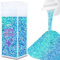 Hemway Premium Craft Glitter Shaker - Ocean Blue Holographic | 130g Fine Metallic Flake Sequins for Resin & Epoxy Crafts | Craft Supplies for Festival, Tumblers, Body, Face, Eye & Nail Art