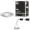 Paulmann 94296 Nova Mini LED Einbauleuchte Coin rund schwenkbar 1x4W Deckeneinbaustrahler Alu gedreht Einbaulampe Aluminium Warmweiß 2700K, 4 W