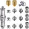 Camera Screw, CESFONJER Tripod Screw 1/4 to 1/4 Converter 1/4 to 3/8 Converter Threaded Screws and 1/4 D-Ring quick release screw (16pcs)
