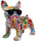 Kare Design Figur Comic Dog Glasses 25cm Deko, 15x25x24cm