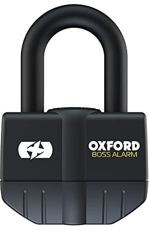 Oxford Prodotti LK484 Black Oxford Boss Alarm 16mm Moto Lucchetto/Bloccadisco