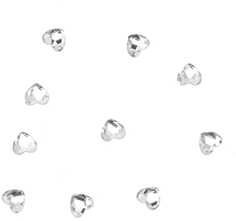 Zahnschmuck Set mit für Zähne, 10 Stcs Zahn Edel Gemeine Zahnkristallzahn Edelstein Dekoration für DIY Zahndekoration Nägel Dekor Weiß
