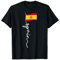 Bandera de España con nombre español para españoles y amantes de España Camiseta