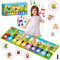 Musikmatte Klaviermatte für Kinder( 28 Sounds), Keyboard Kinder Tanzmatte mit 10 Tasten,10 Liedern & 8 Instrumenten, Pädagogisches Spielzeug Geschenke für Kleinkinder Jungen Mädchen(110 x 36 cm)