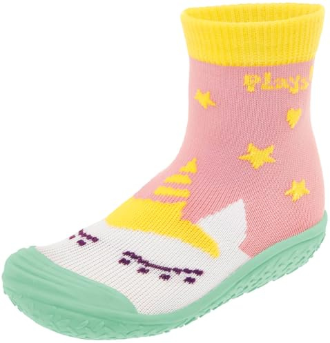 Playshoes Unisex Kinder Aquasocken, Einhorn, 28/29 EU