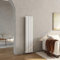 Heilmetz Anthracite Vertical Radiator 1600 x 354mm Column Designer Radiators Single Oval Panel Radiator Modern Heater Central Heating Radiator