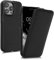 kalibri Flip Case Compatible with Apple iPhone 15 Pro - Ultra Slim Leather Protective Phone Cover - Black