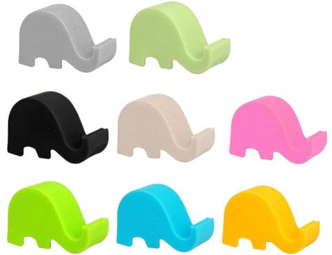 BBASILIYSD Handy-Ständer, Elefanten-Handy-Ständer aus Kunststoff, Elefanten-Handy, 1 Tablett